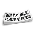 Satchel Of Richards Hard Hat Decal
