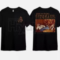 Hank Williams Jr. Dinosaur Western T-Shirt – Vintage Graphic Tee for Men & Women