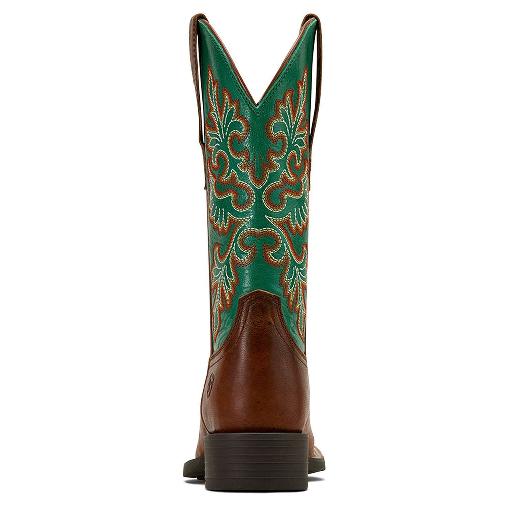 Ariat Women's Round Up Wide Square Toe StretchFit Western Boot