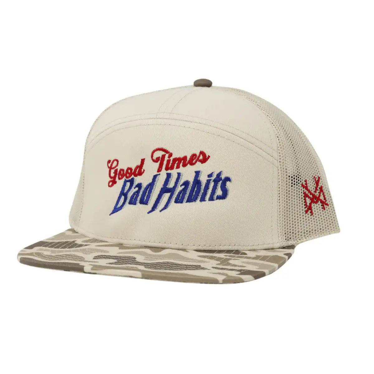 Good Times Bad Habits Snapback Hat